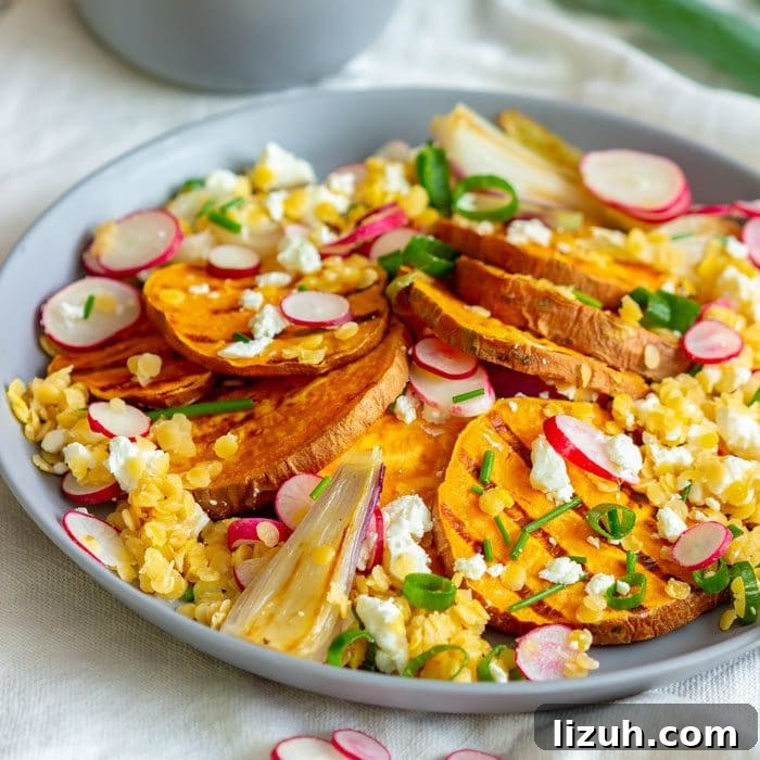 Homemade Grilled Sweet Potato Salad