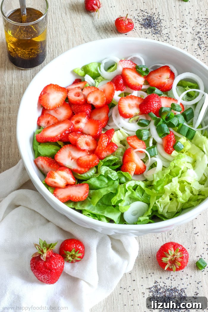 Strawberry Salad with Poppy Seed Dressing Images