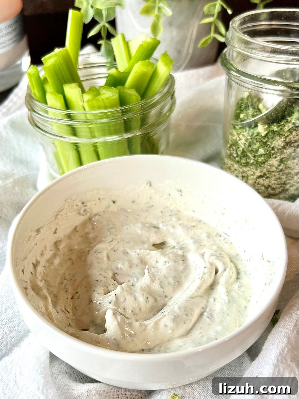 Dairy-Free Homemade Ranch Seasoning Mix Recipe 5 Ranch seasoning on spoon