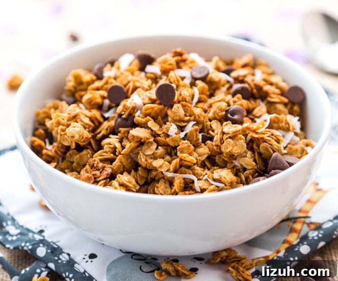Chocolate Peanut Butter Granola