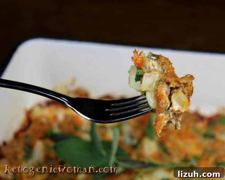 keto turkey stuffing for thanksgiving