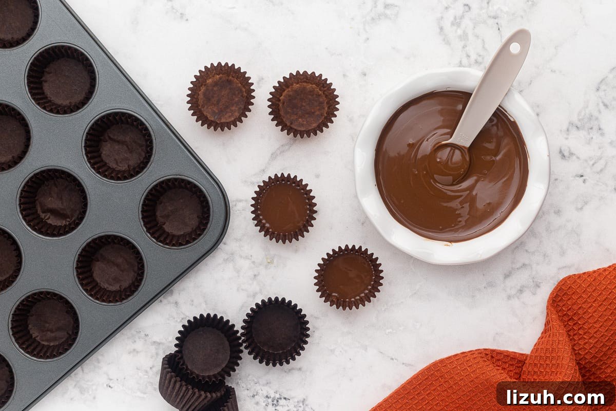 how to make homemade peanut butter cups