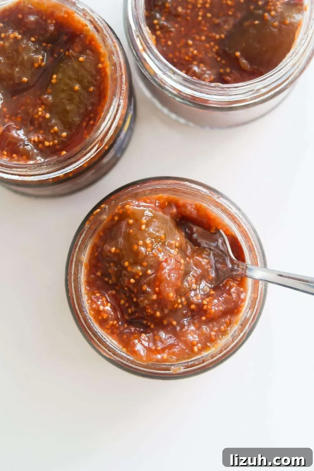 Learn how to make fig jam without adding a ton of sugar! Making jam from fresh figs requires a large pan, patience and this easy recipe.