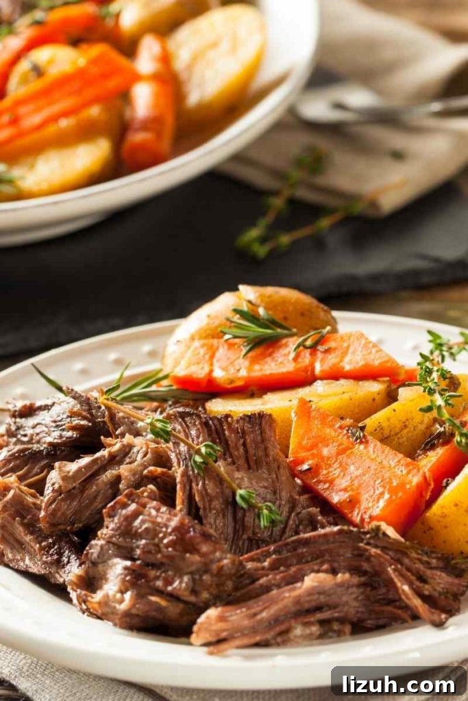 31 High-Protein Slow Cooker Recipes for Meal Prep and Weight Loss 20 chuck roast