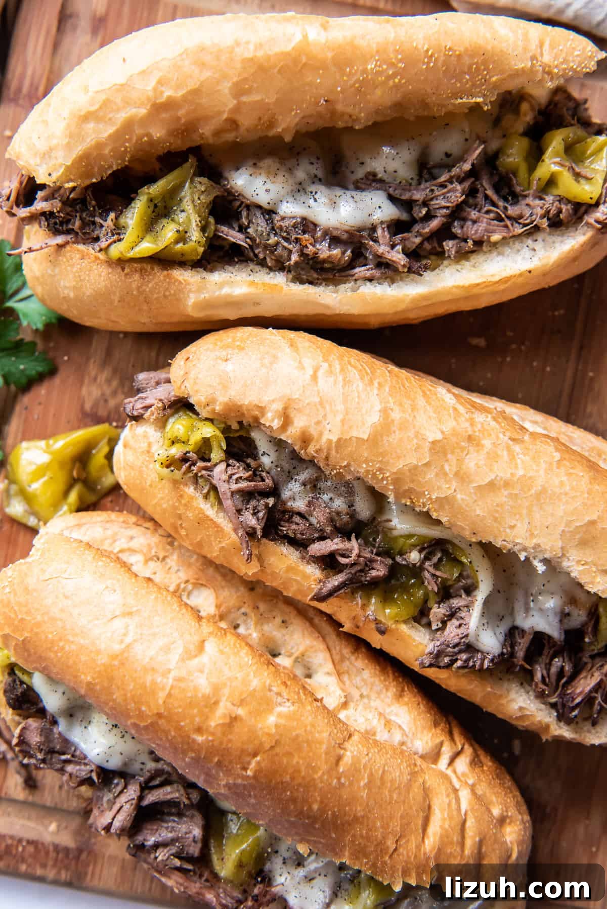 31 High-Protein Slow Cooker Recipes for Meal Prep and Weight Loss 23 Italian beef sandwich