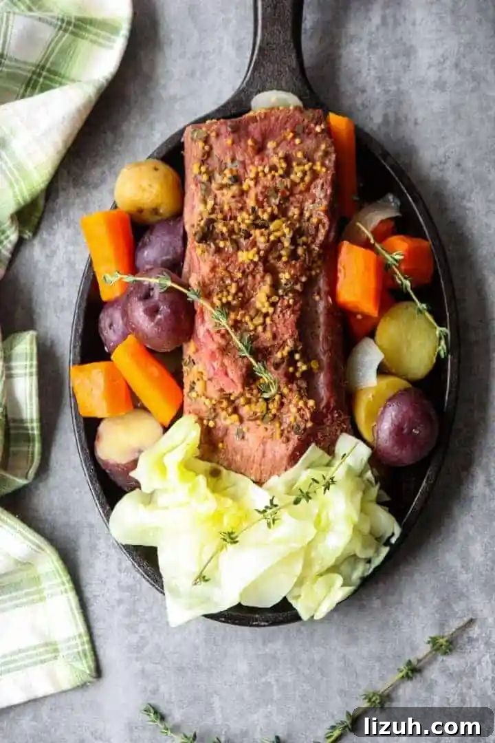 31 High-Protein Slow Cooker Recipes for Meal Prep and Weight Loss 30 corned beef and cabbage