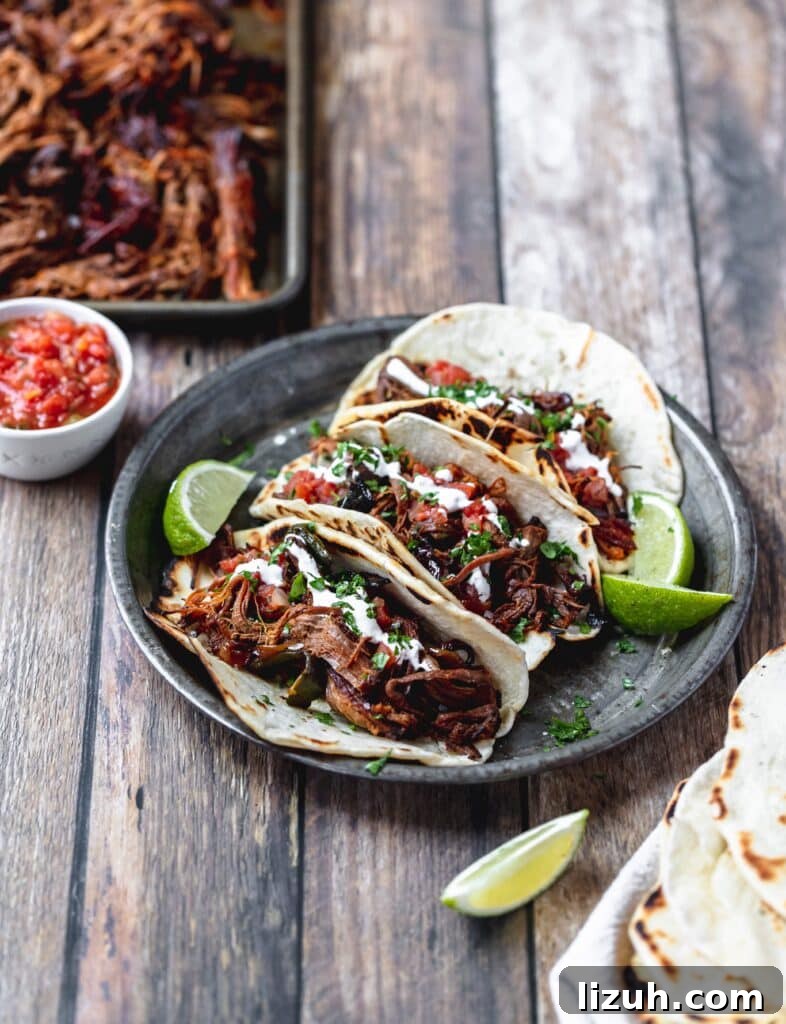 31 High-Protein Slow Cooker Recipes for Meal Prep and Weight Loss 31 chipotle beer braised beef tacos