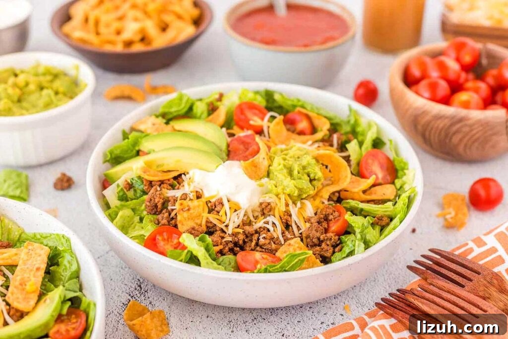 27 Delicious Taco Recipes for Any Night of the Week 11 Ground beef taco salad