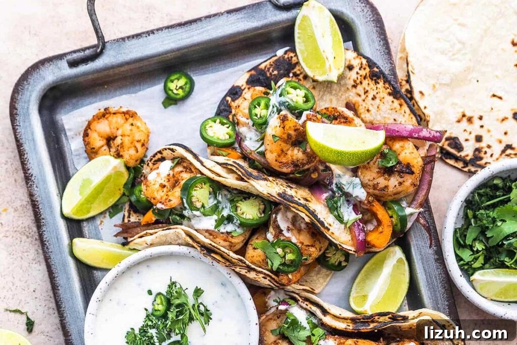 27 Delicious Taco Recipes for Any Night of the Week 13 Cajun shrimp tacos with creamy ranch sauce.