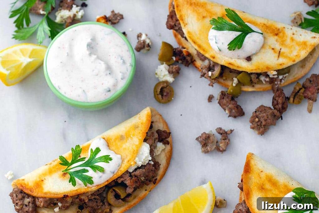 27 Delicious Taco Recipes for Any Night of the Week 22 Mini tacos with lamb meat and greek yogurt sauce.
