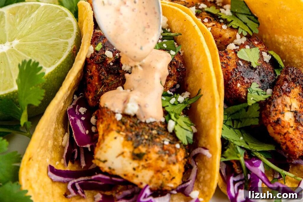 27 Delicious Taco Recipes for Any Night of the Week 10 Fish tacos on a plate.