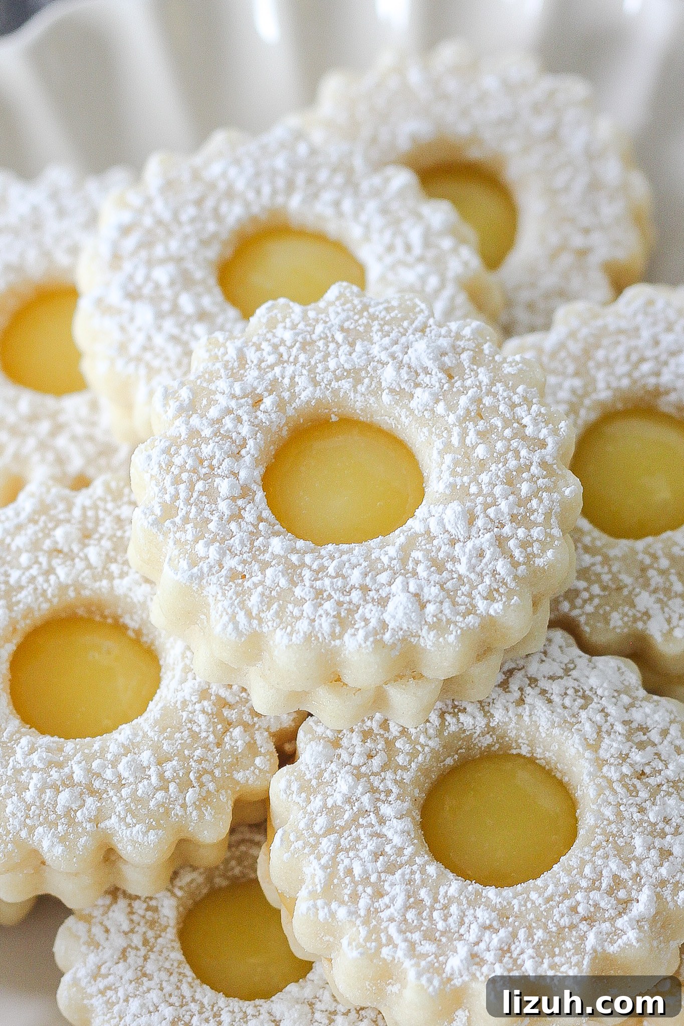 Lemon Curd Linzer Cookies Recipe — Zesty Jam-Filled Shortbread 4 Linzer cookie process