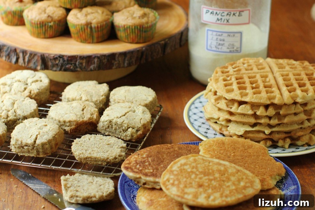 Gluten-Free Pancake Mix for Camping: Make-Ahead Recipe Guide 3 Homemade All-Purpose Gluten Free Pancake Mix - so handy to make up a batch of baking