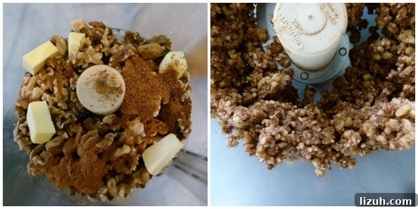making the topping