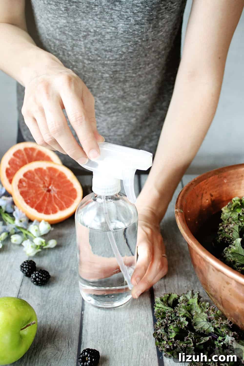 Homemade 4-Ingredient Produce Wash for Cleaner Fruits & Veggies 4 A Simple 4-Ingredient Produce Wash You Can Make at Home