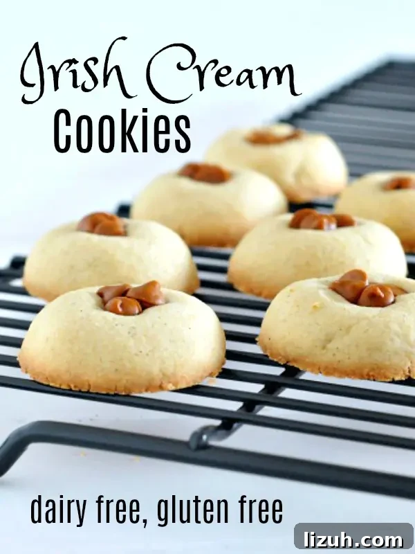 Irish Cream Cookies @spabettie #glutenfree #dairyfree #vegan gluten free Irish Cream on a cooling rack